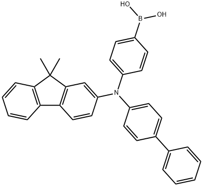 5-(4-[1,1,-biphenyl]-4-y(9,9-6-dimethyl-fluoren-2yl)amino7-)phenyl)boronic acid/1265177-27-2